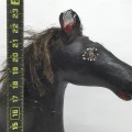 Vieux cheval sculpté par Aimé Desmeules, St-Paul-de-la Croix, sculpture art populaire   - 4