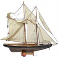 Voilier décoratif, maquette du Bluenose, goélette  - 2