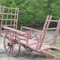 Voiture brancard à cheval, charrette à chevaux - 2